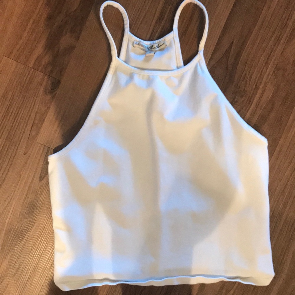 Express! White crop top